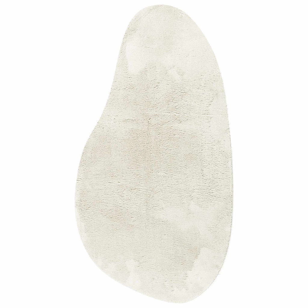 Bereichsteppiche HUARTE Creme 100 x 200 cm Polyester