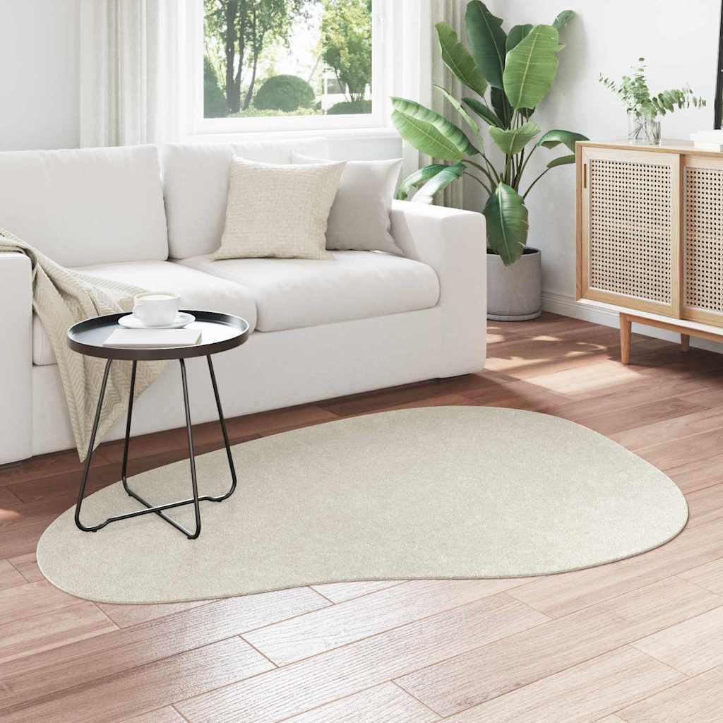 Bereichsteppiche HUARTE Creme 120 x 170 cm Polyester