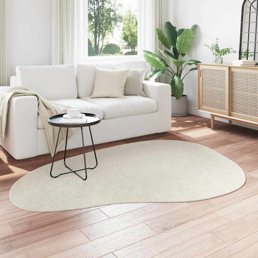 Bereichsteppiche HUARTE Creme 140 x 200 cm Polyester