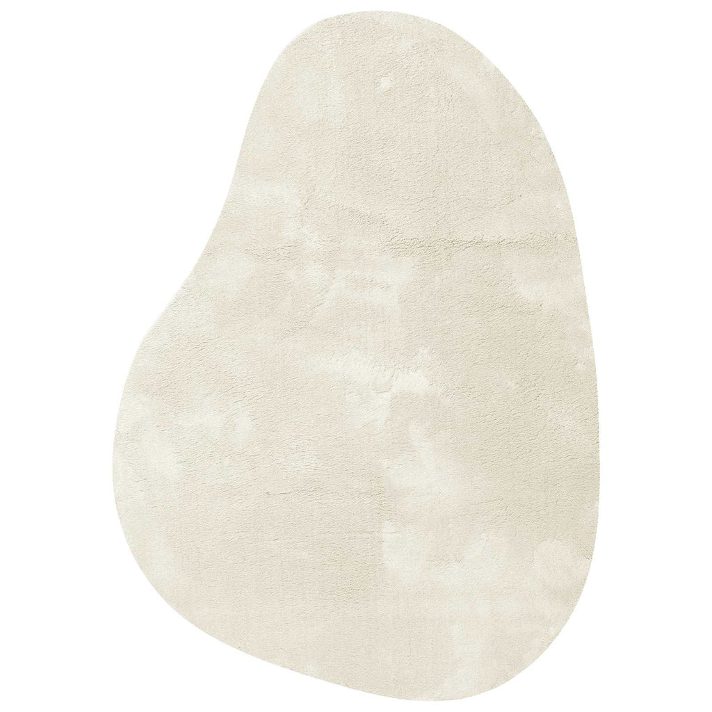 Bereichsteppiche HUARTE Creme 140 x 200 cm Polyester