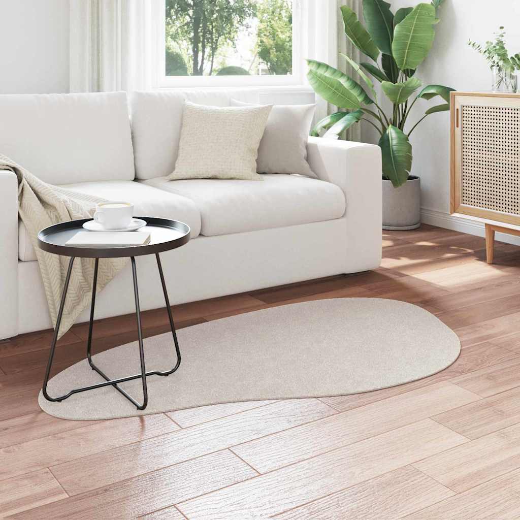 Bereichsteppiche HUARTE Sand 80 x 150 cm Polyester
