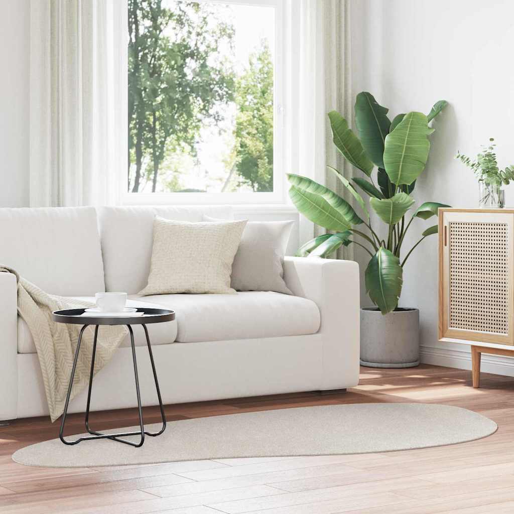 Bereichsteppiche HUARTE Sand 100 x 200 cm Polyester