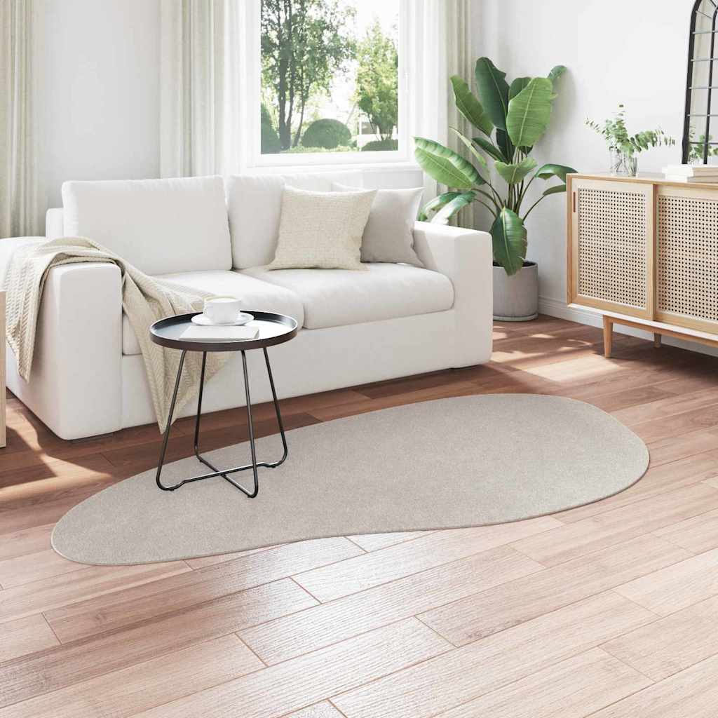 Bereichsteppiche HUARTE Sand 100 x 200 cm Polyester