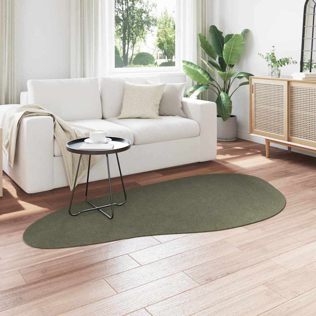 Bereichsteppiche HUARTE Waldgrün 100 x 200 cm Polyester