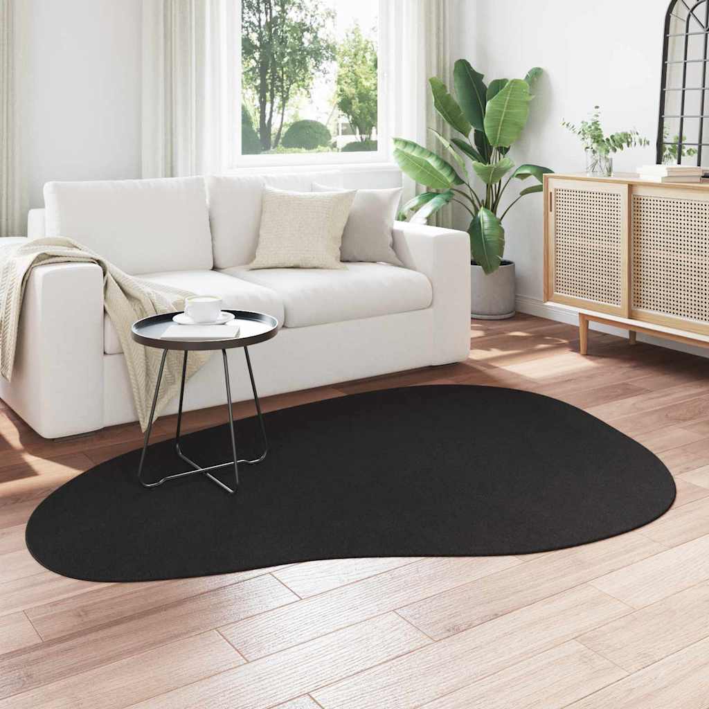 Bereichsteppiche HUARTE Schwarz 140 x 200 cm Polyester