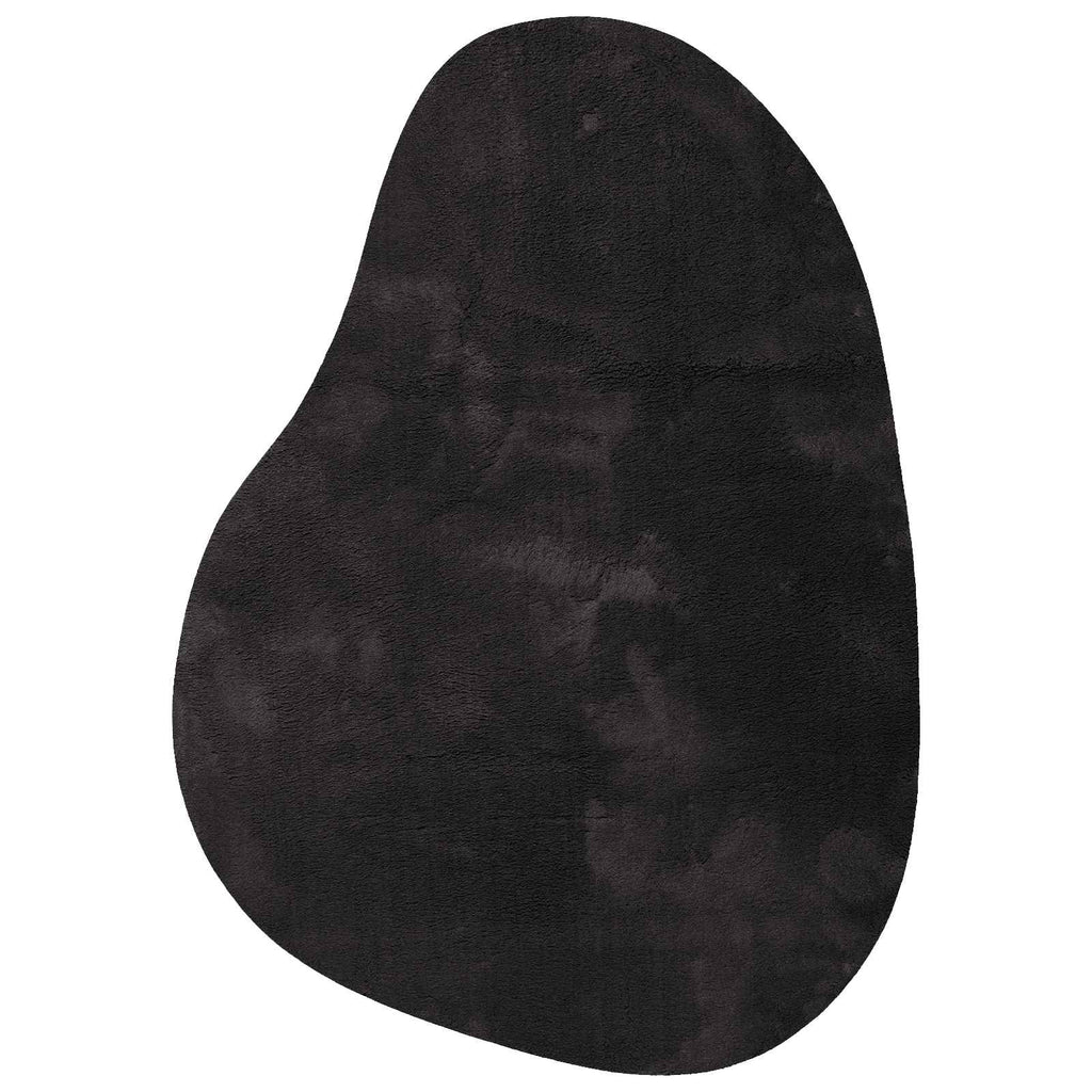 Bereichsteppiche HUARTE Schwarz 140 x 200 cm Polyester