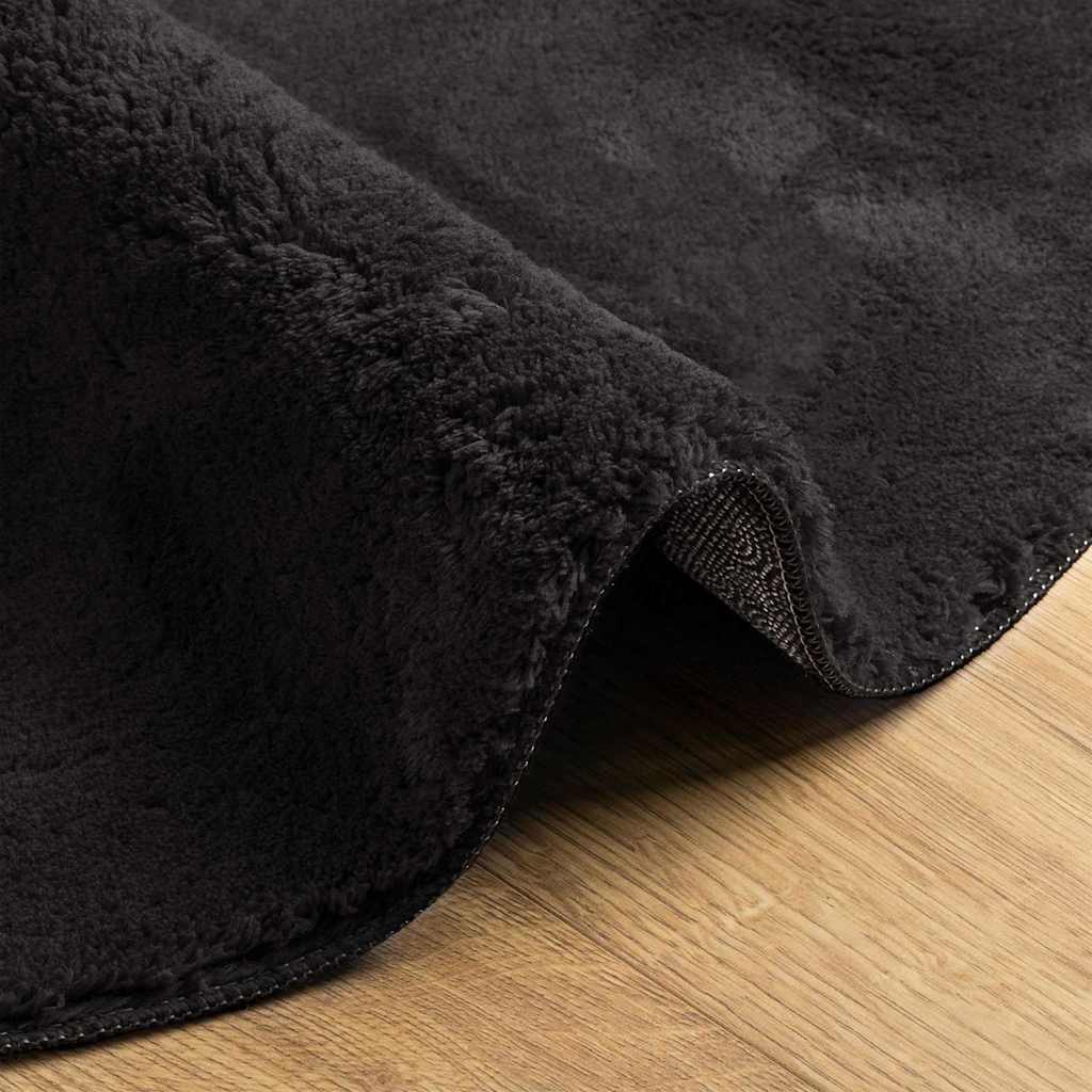 Bereichsteppiche HUARTE Schwarz 160 x 230 cm Polyester