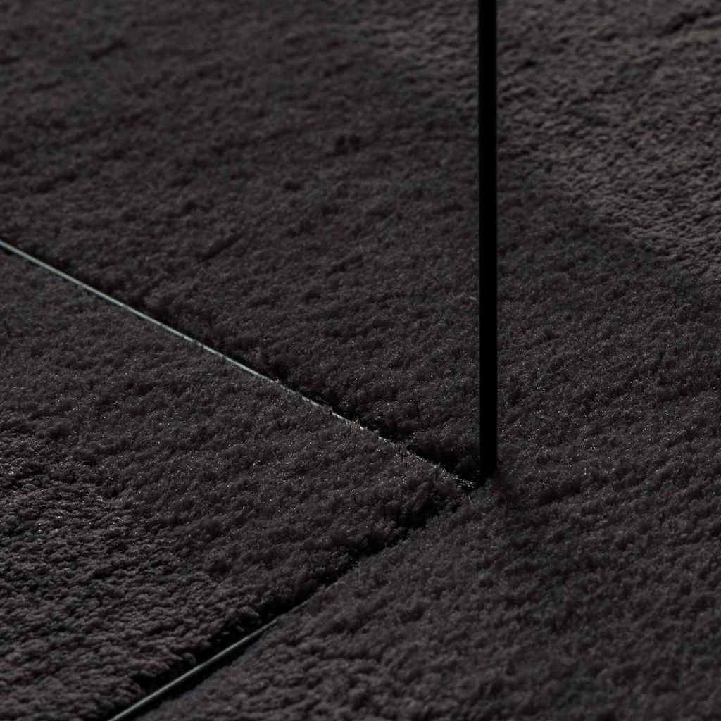 Bereichsteppiche HUARTE Schwarz 160 x 230 cm Polyester