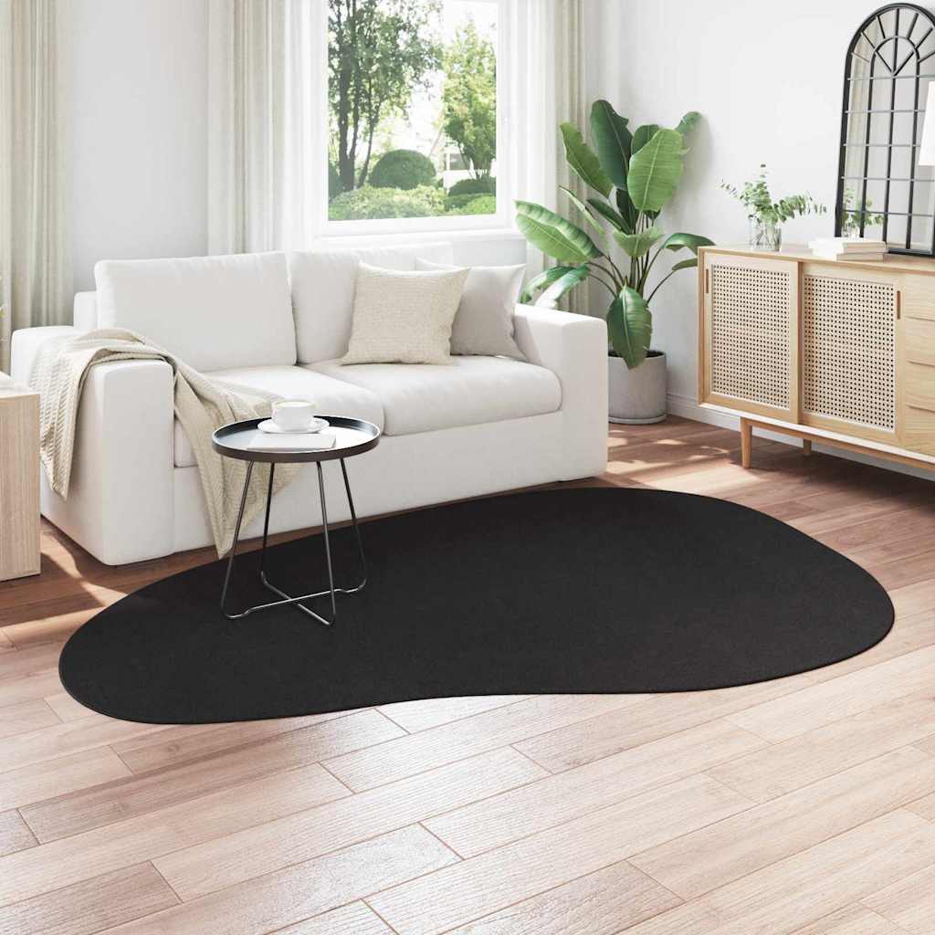 Bereichsteppiche HUARTE Schwarz 160 x 230 cm Polyester