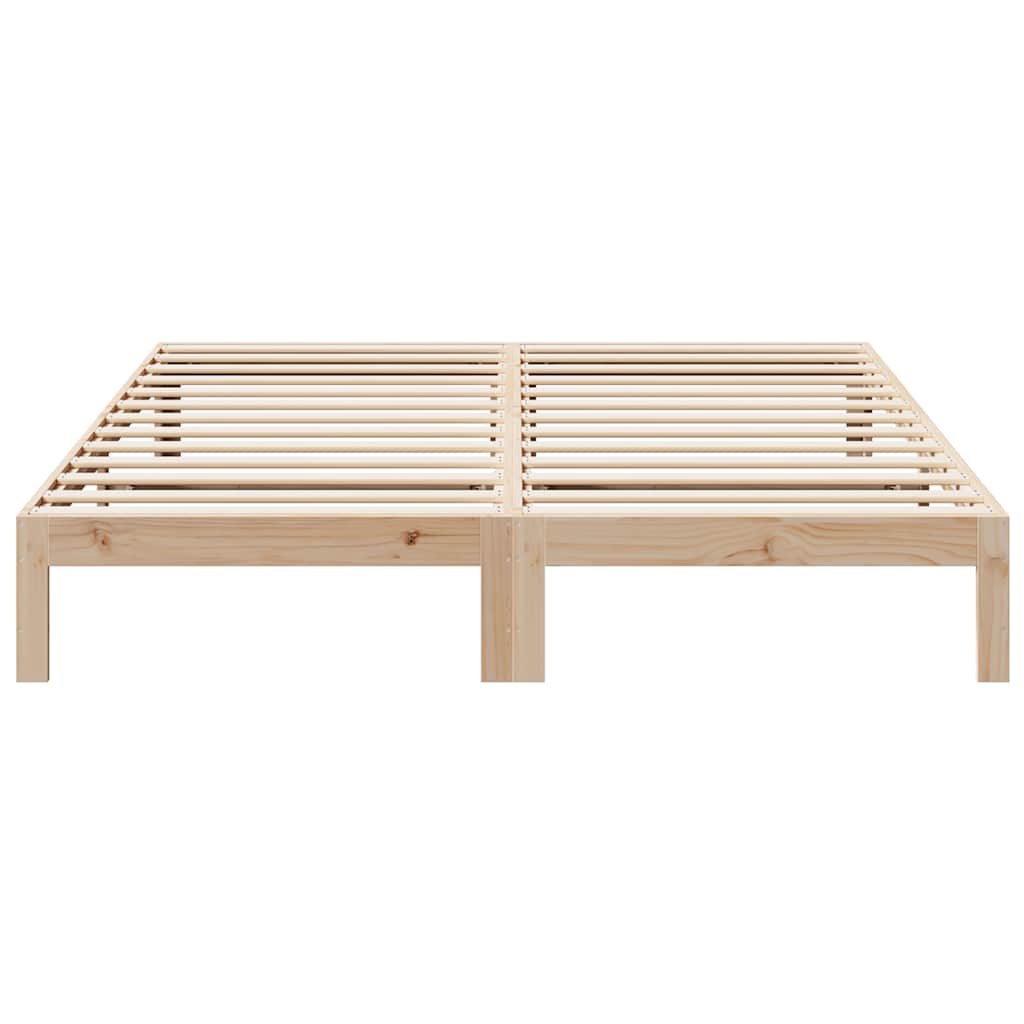 Massivholzbett ohne Matratze 160x200 cm Kiefernholz