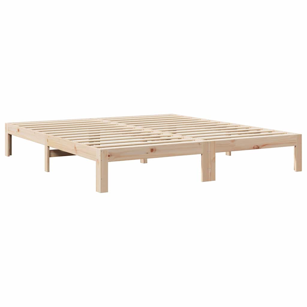 Massivholzbett ohne Matratze 160x200 cm Kiefernholz