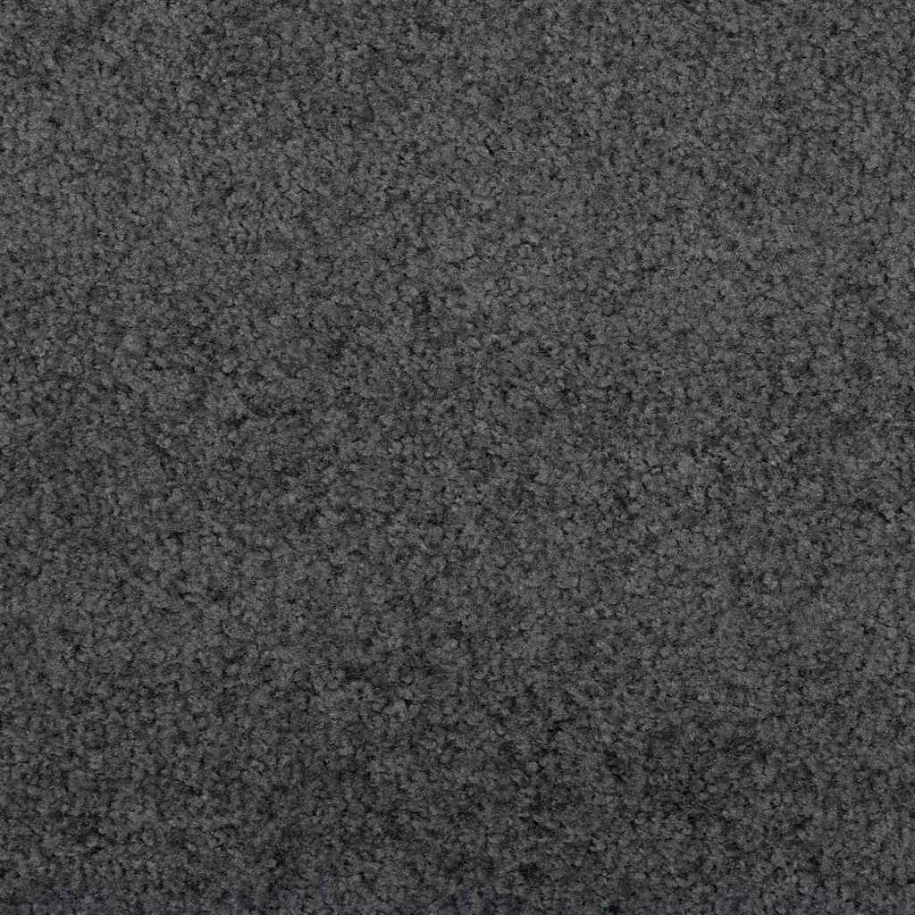 Fußmatte Anthrazit und Schwarz 120 x 350 cm Polyamid und PVC
