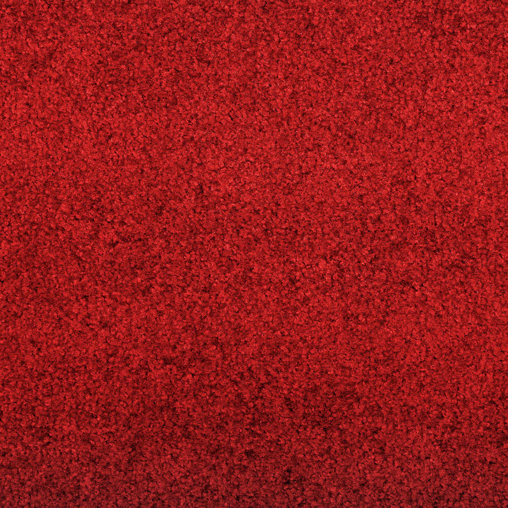 Fußmatte Rot und Schwarz 120 x 400 cm Polyamid und PVC