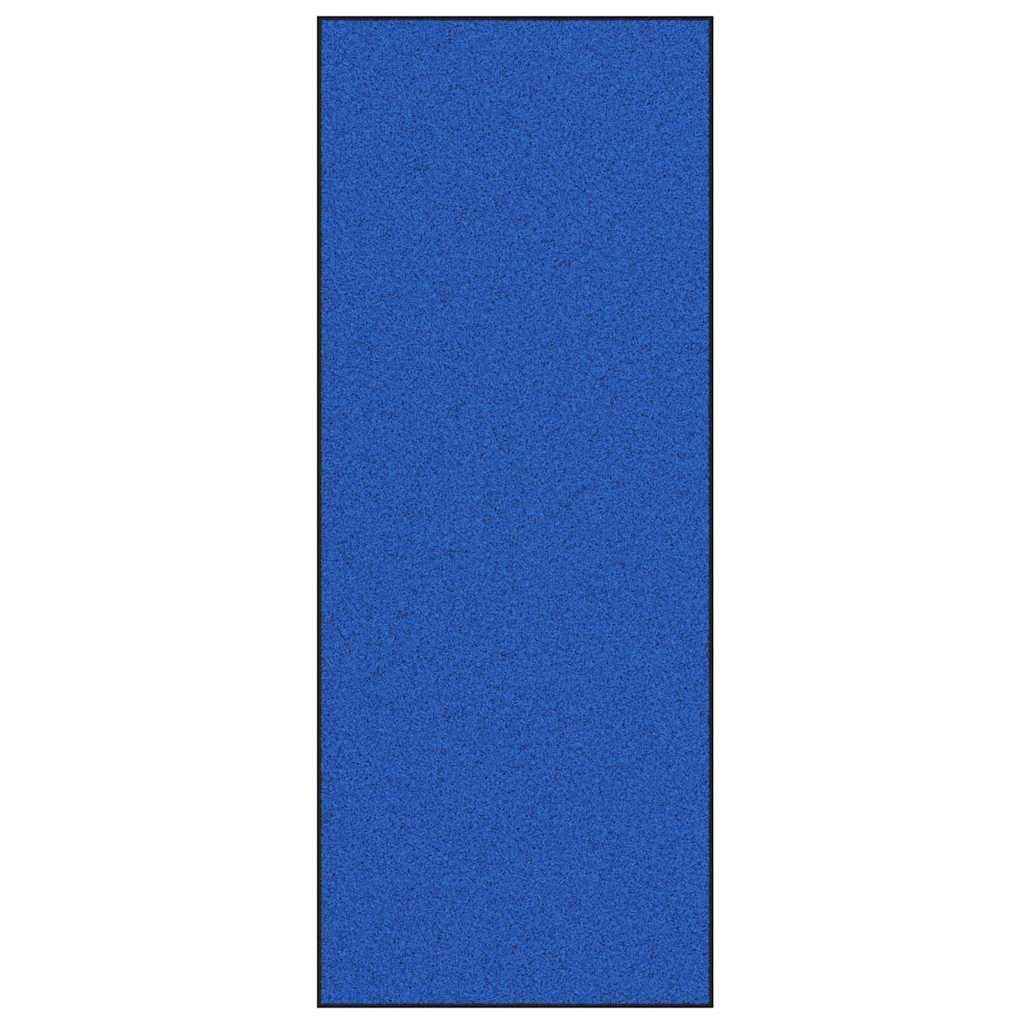 Fußmatte Blau und Schwarz 120 x 300 cm 100% Polyamid
