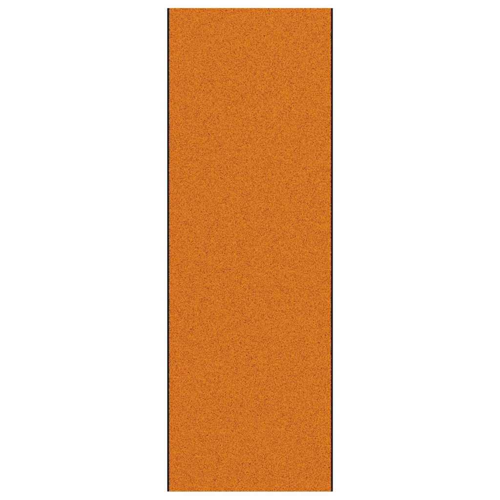 Fußmatte Orange und Schwarz 120 x 350 cm Polyamid und PVC