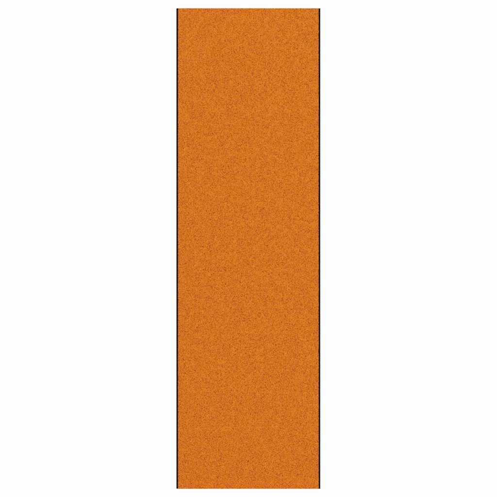 Fußmatte Orange und Schwarz 120 x 400 cm Polyamid und PVC