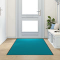 Fußmatte Cyan und Schwarz 120 x 250 cm Polyamid und PVC