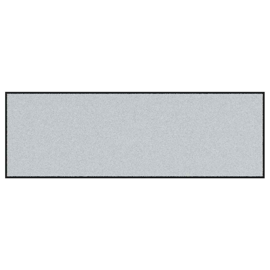 Fußmatte Grau und Schwarz 60 x 180 cm 100% Polyamid