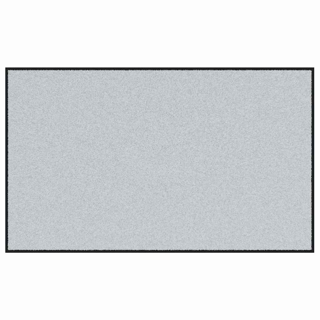 Fußmatte Grau und Schwarz 90 x 150 cm 100% Polyamid