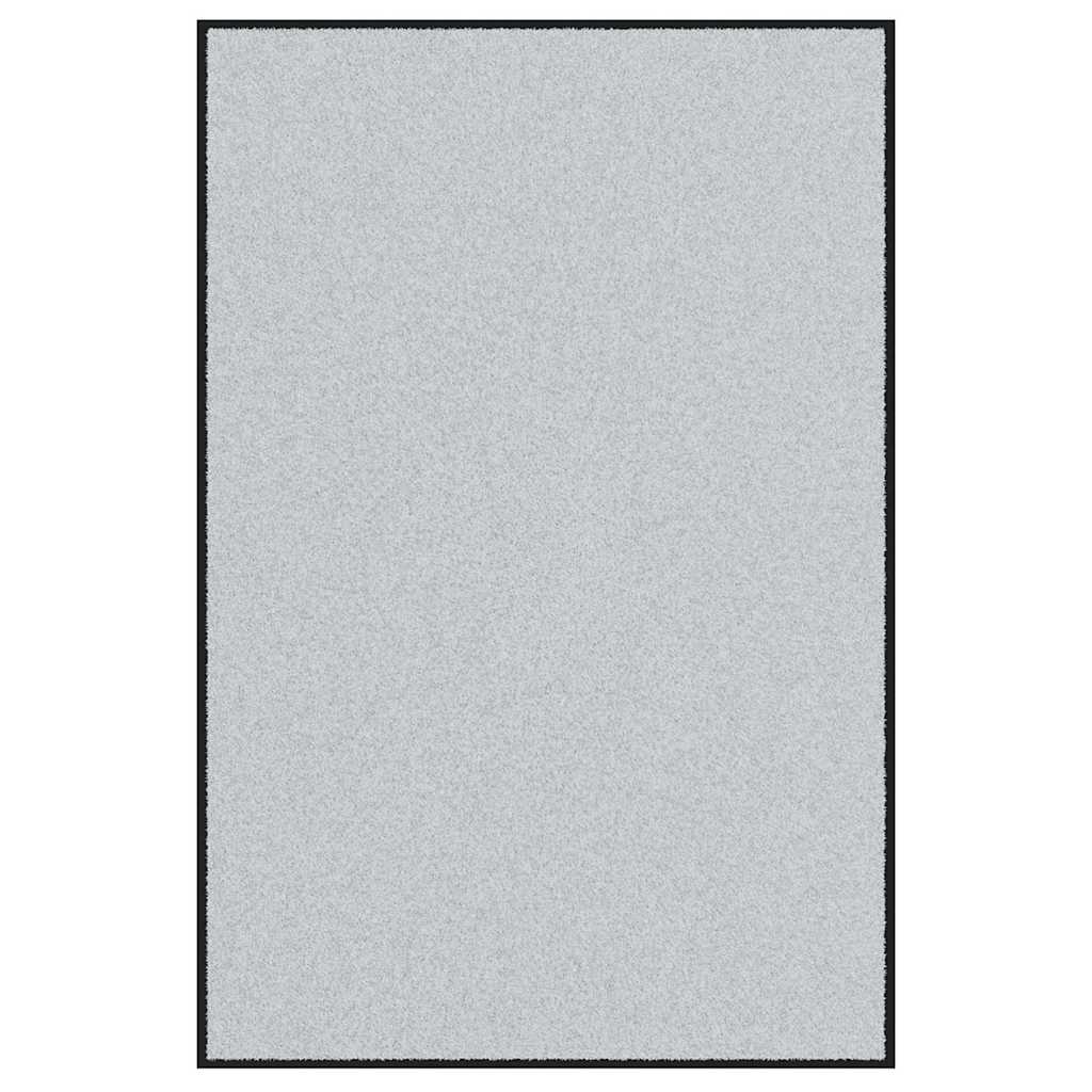 Fußmatte Grau und Schwarz 120 x 180 cm 100% Polyamid