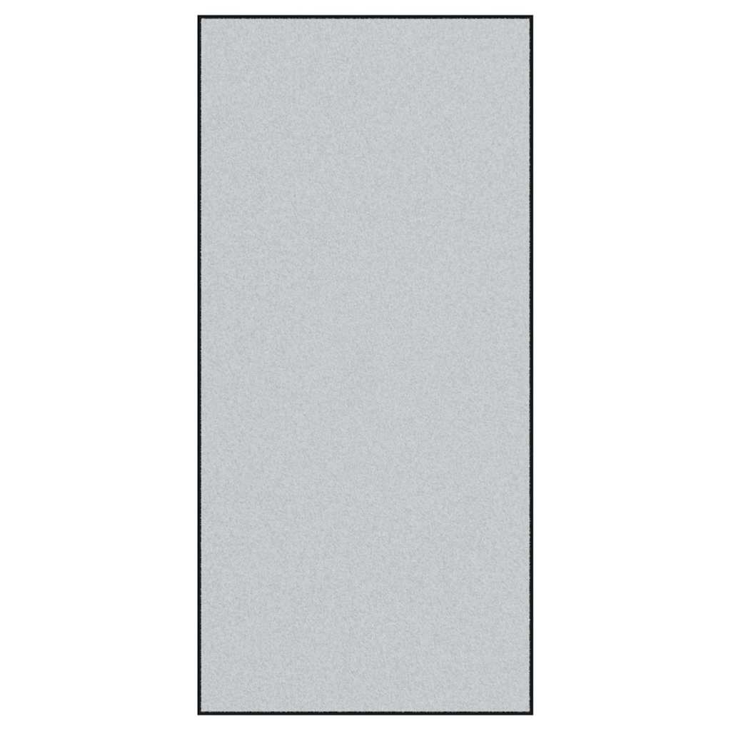 Fußmatte Grau und Schwarz 120 x 250 cm 100% Polyamid