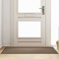 Fußmatte Beige und Schwarz 90 x 150 cm 100% Polyamid