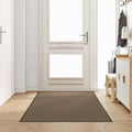 Fußmatte Beige und Schwarz 120 x 250 cm 100% Polyamid