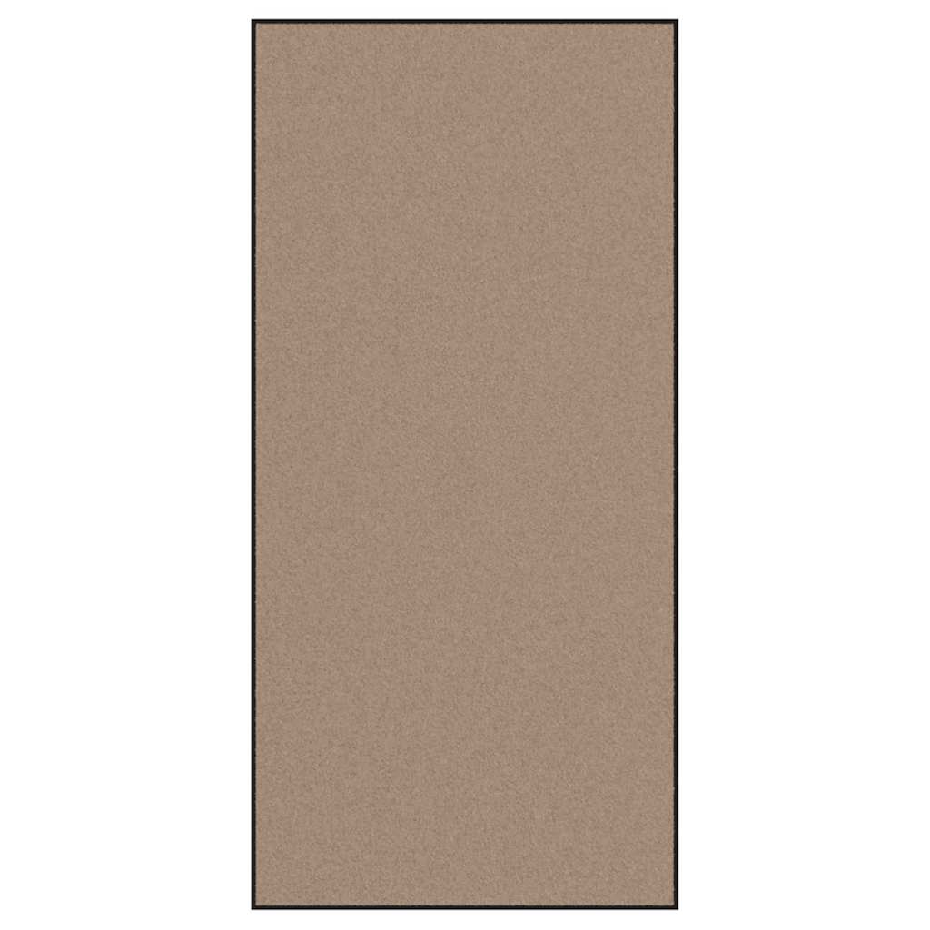 Fußmatte Beige und Schwarz 120 x 250 cm 100% Polyamid