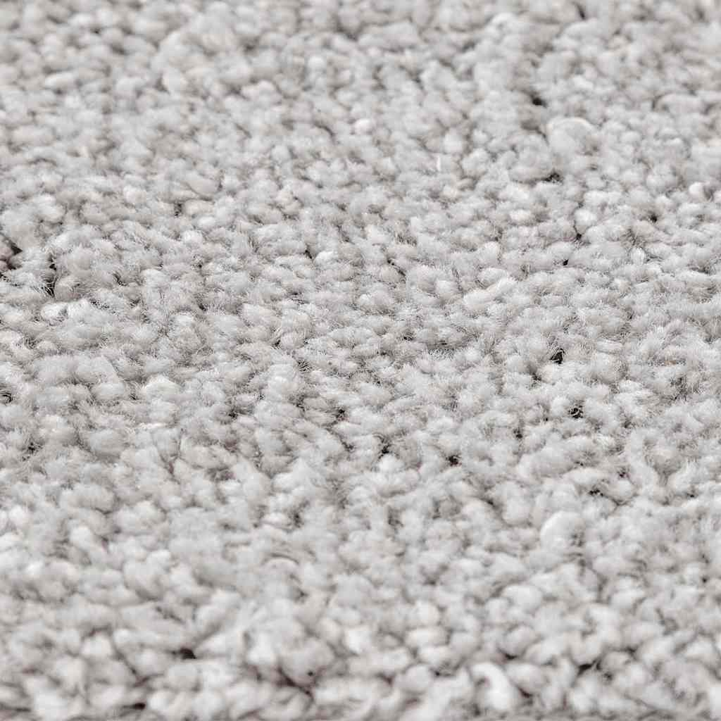 Anti-Rutsch Shaggy Teppich Grau 160 x 160 cm PP