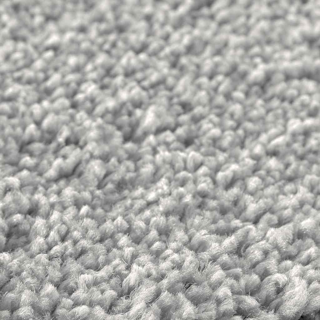 Anti-Rutsch Shaggy Teppich Grau 90 x 90 cm PP