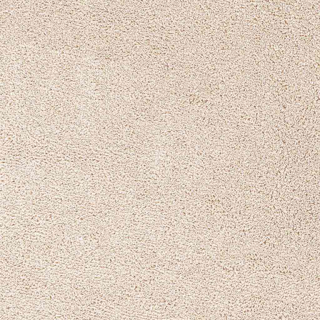 Anti-Rutsch Shaggy Teppich Creme 160 x 160 cm PP