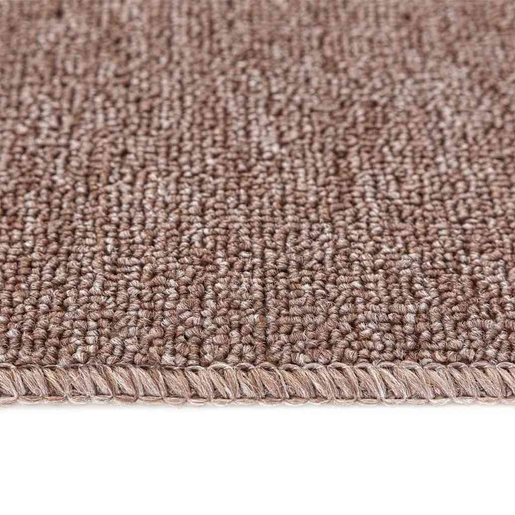 Rutschfeste Treppenmatten 15 pcs Hellbraun 60 x 25 cm PP