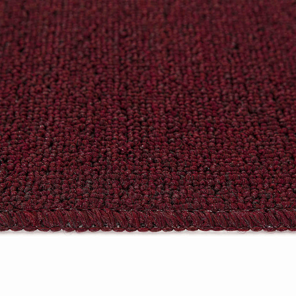 Rutschfeste Treppenmatten 15 pcs Bordeaux 60 x 25 cm PP