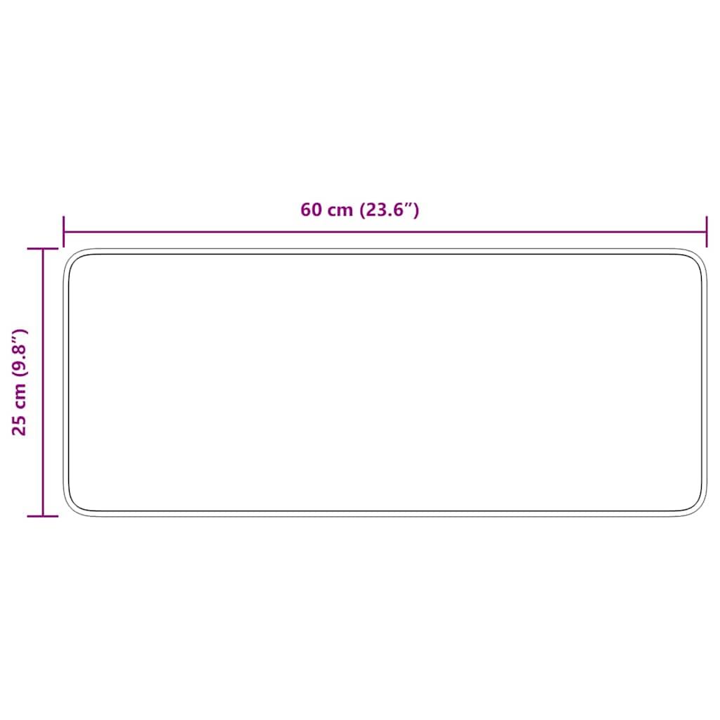 Rutschfeste Treppenmatten 15 pcs Bordeaux 60 x 25 cm PP