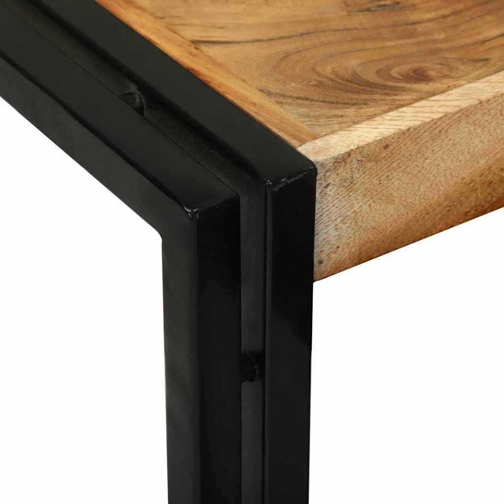 Nestingtisch 3 pcs Massivholz Akazie und Metall