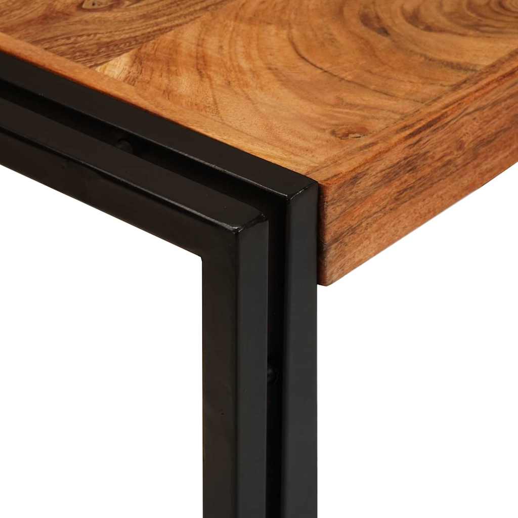 Nestingtisch 3 pcs Massivholz Akazie und Metall