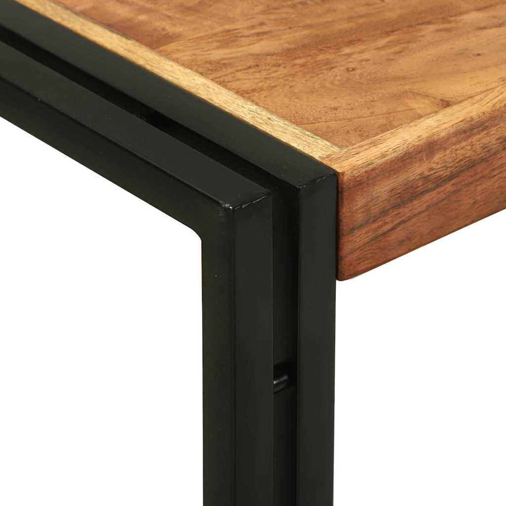 Konsolentisch Braun 120 x 33 x 75 cm Massivholz Akazie