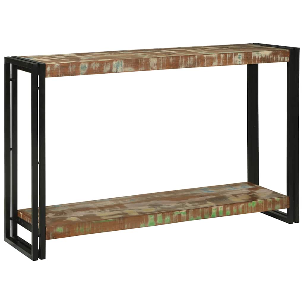 Konsolentisch 120 x 33 x 75 cm Massives upgecyceltes Holz