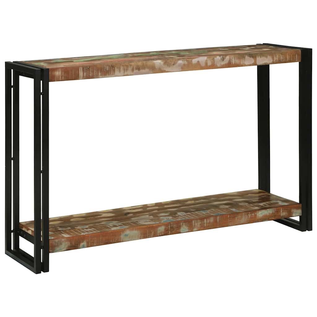 Konsolentisch 120 x 33 x 75 cm Massives upgecyceltes Holz