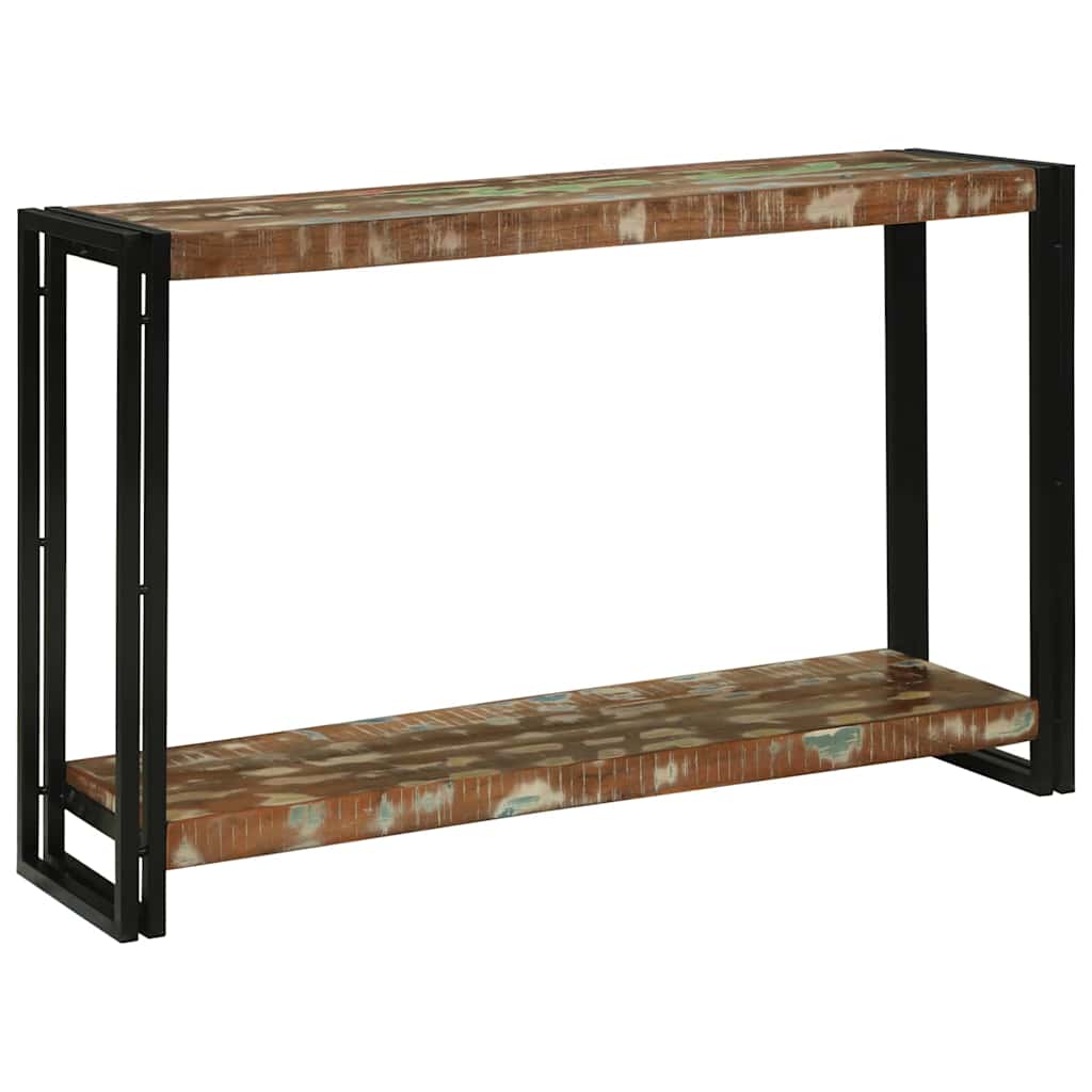 Konsolentisch 120 x 33 x 75 cm Massives upgecyceltes Holz