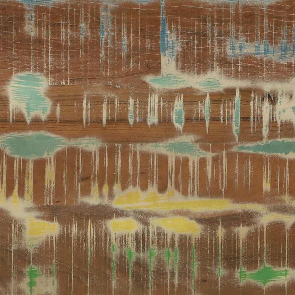 Konsolentisch 120 x 33 x 75 cm Massives upgecyceltes Holz