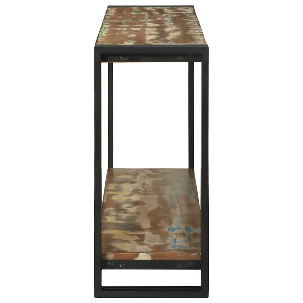 Konsolentisch 120 x 33 x 75 cm Massives upgecyceltes Holz