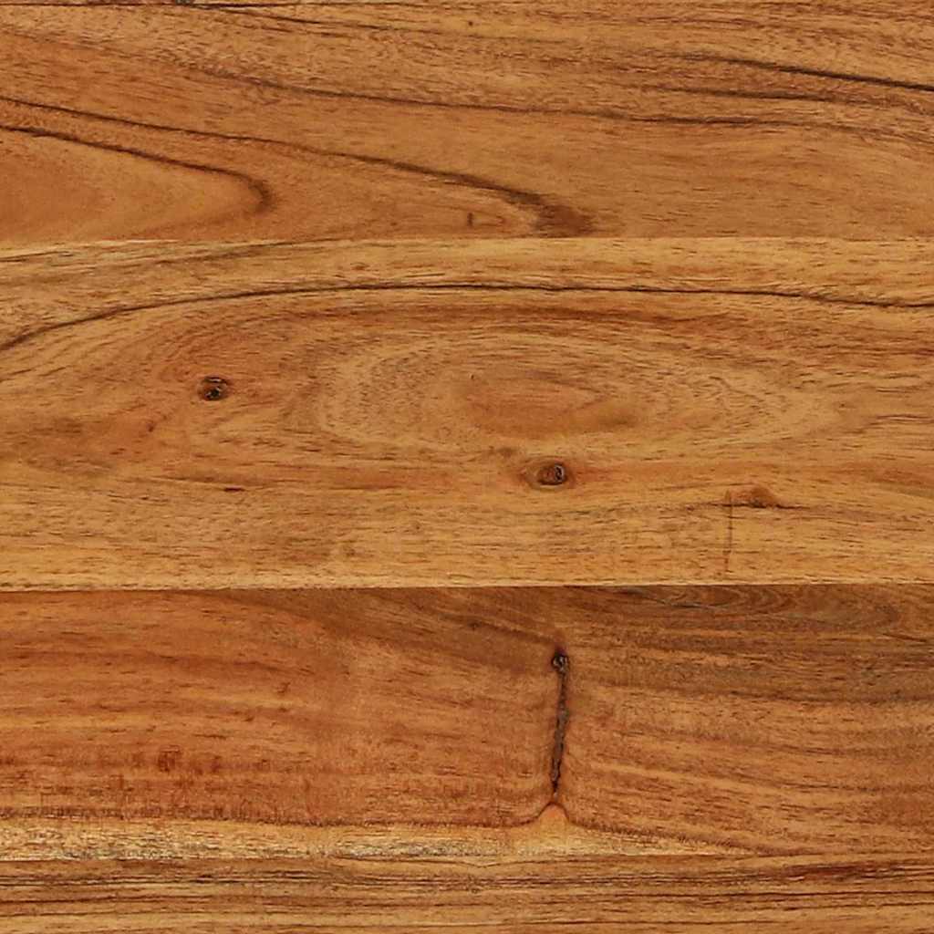 Konsolentisch mit Regal Braun 90 x 33 x 75 cm Massivholz Akazie