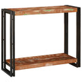 Konsolentisch 90 x 33 x 75 cm Massives upgecyceltes Holz