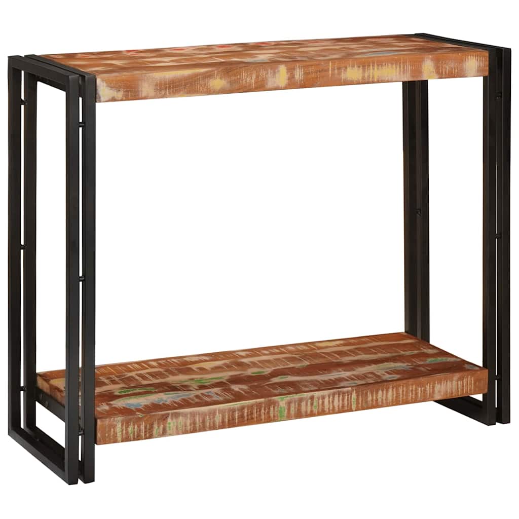 Konsolentisch 90 x 33 x 75 cm Massives upgecyceltes Holz