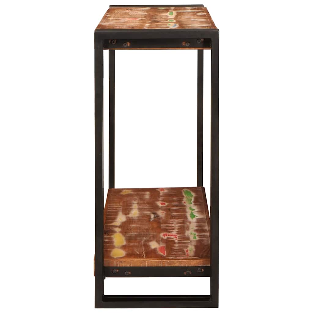 Konsolentisch 90 x 33 x 75 cm Massives upgecyceltes Holz