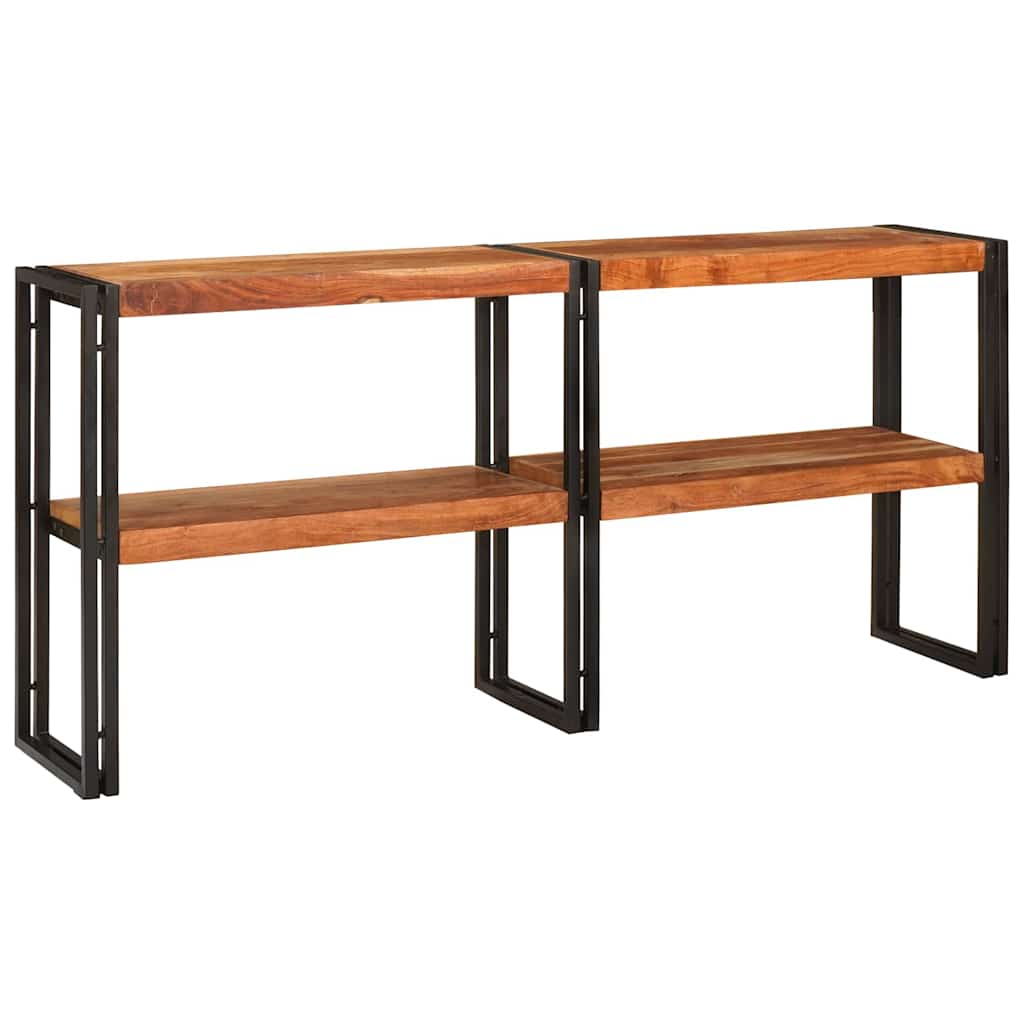 Konsolentisch Braun 160 x 33 x 75 cm Massivholz Akazie