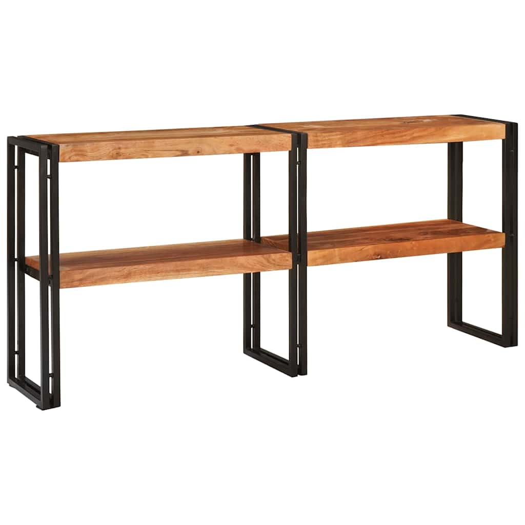 Konsolentisch Braun 160 x 33 x 75 cm Massivholz Akazie