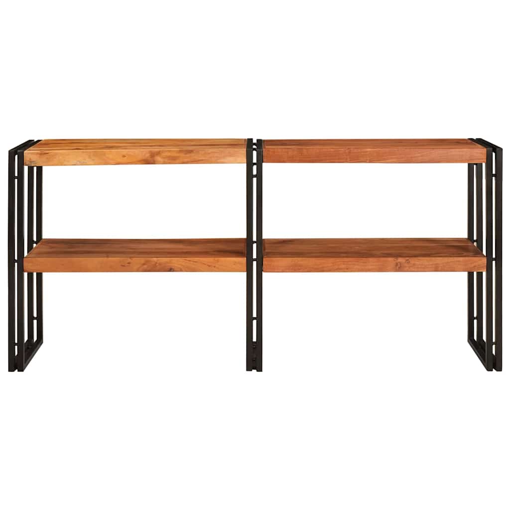 Konsolentisch Braun 160 x 33 x 75 cm Massivholz Akazie