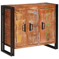 Sideboard mit Türen Braun Massives recyceltes Holz und Metall